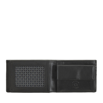 Minimalistyczny portfel Męskie Nuvola Pelle z miękkiej skóry z kieszenią na monety, składanym okienkiem na gotówkę