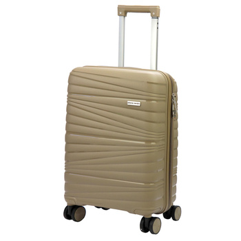 Mocne materiałowe walizki podróżne damskie Pierre Cardin 1010 JOY03 S