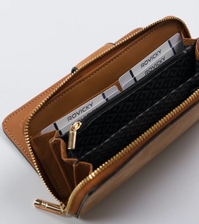 Duży portfel damski w typie piórnika — LuluCastagnette